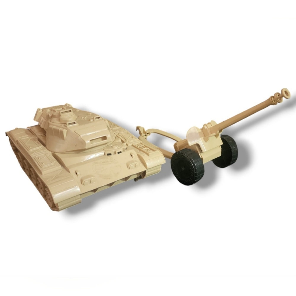 Toy Tank with Separate Cannon